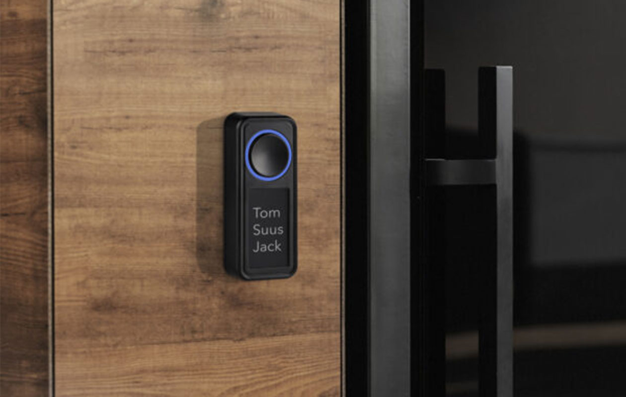 Draadloze Deurbel met 1 ontvanger - Zwart