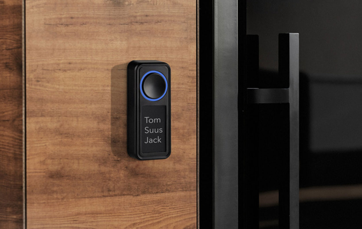 Sonnette sans fil avec 2 récepteurs – Noir