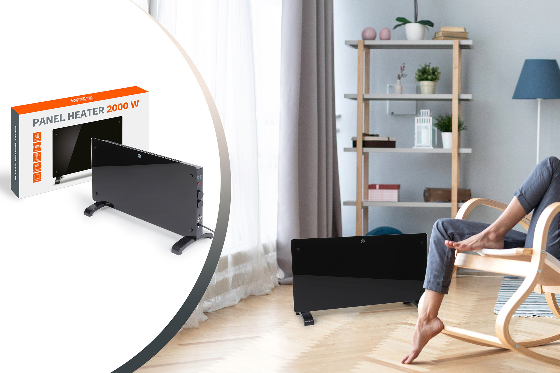 Dutch Originals convectorkachel 2000W