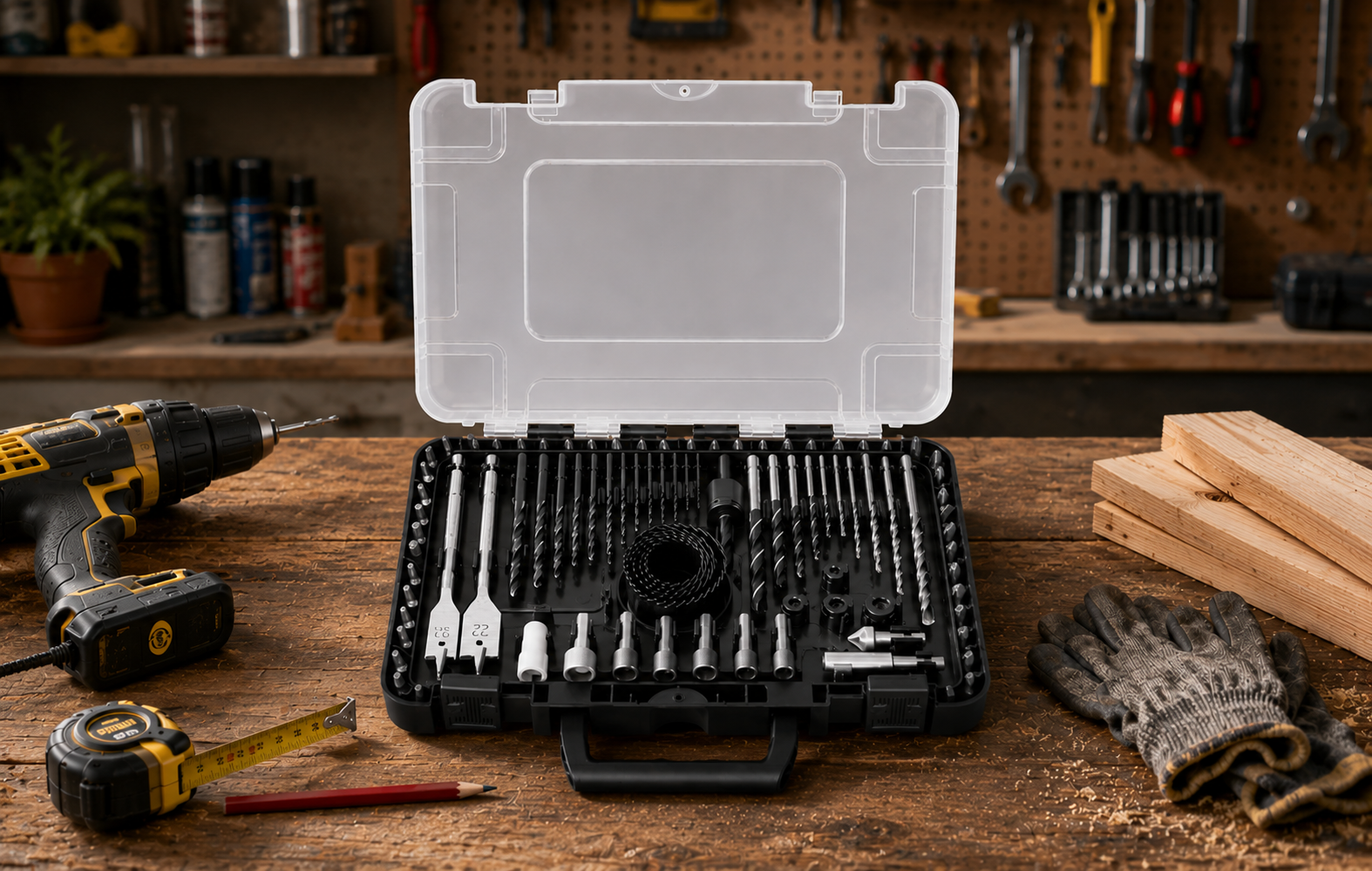 GRAPHITE – Set de forets et embouts 90 pièces