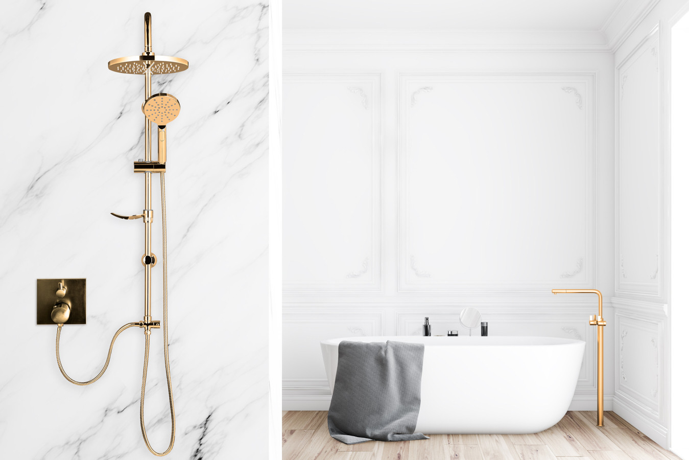 Lifa Living Premium Regendouche XXL - Goud