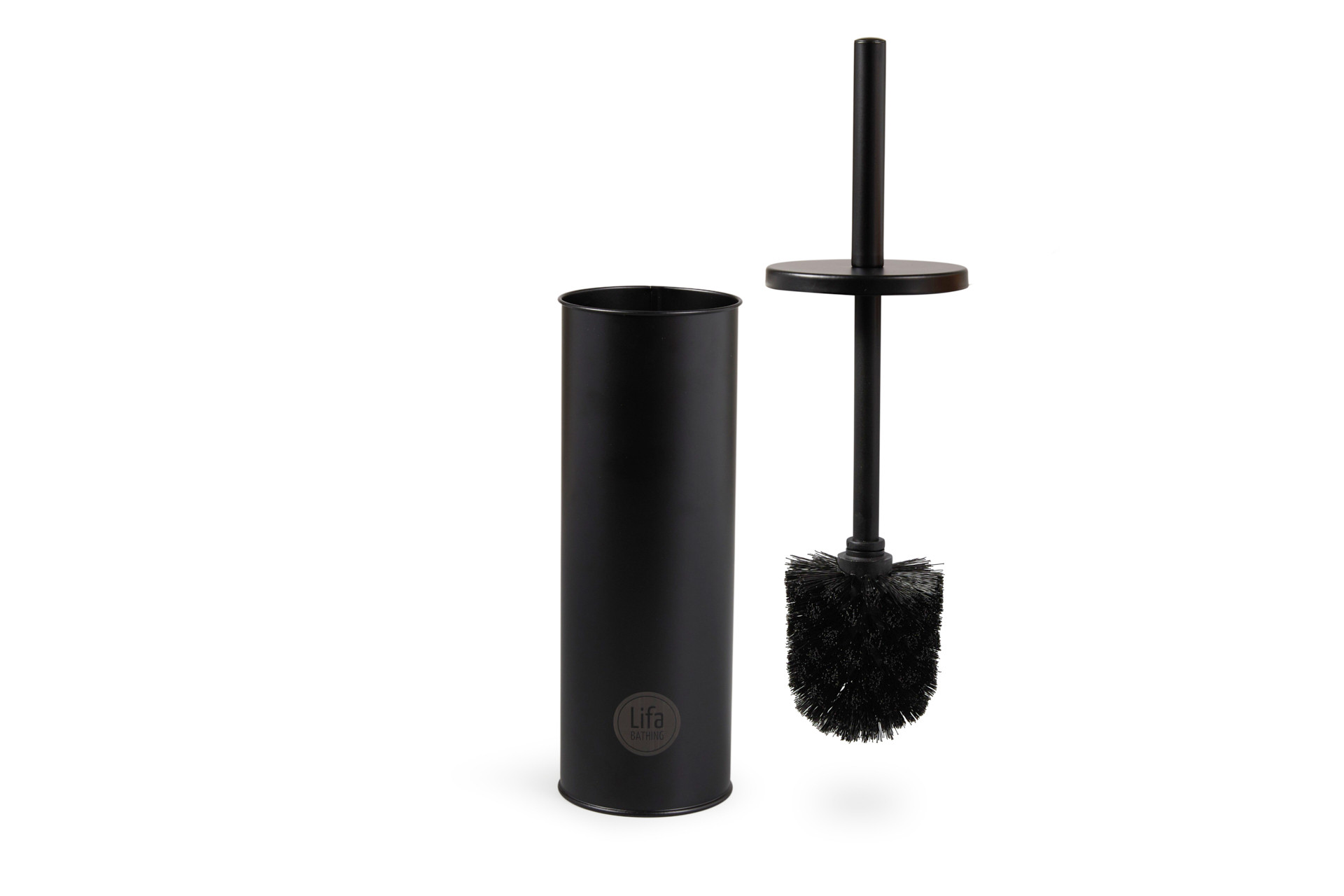 Luxe toilet set 3-delig - Zwart