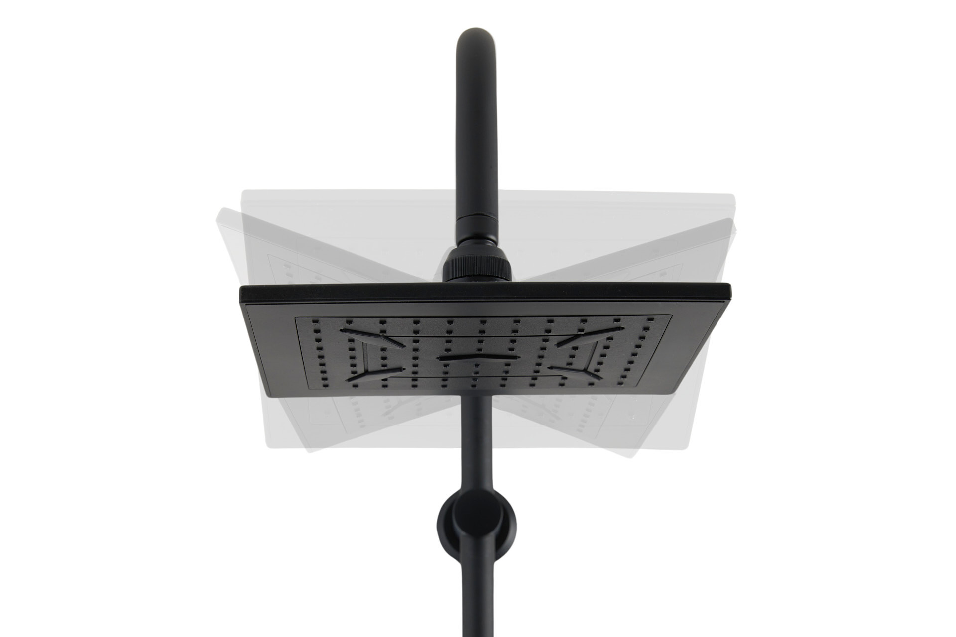 Premium regendouche zwart