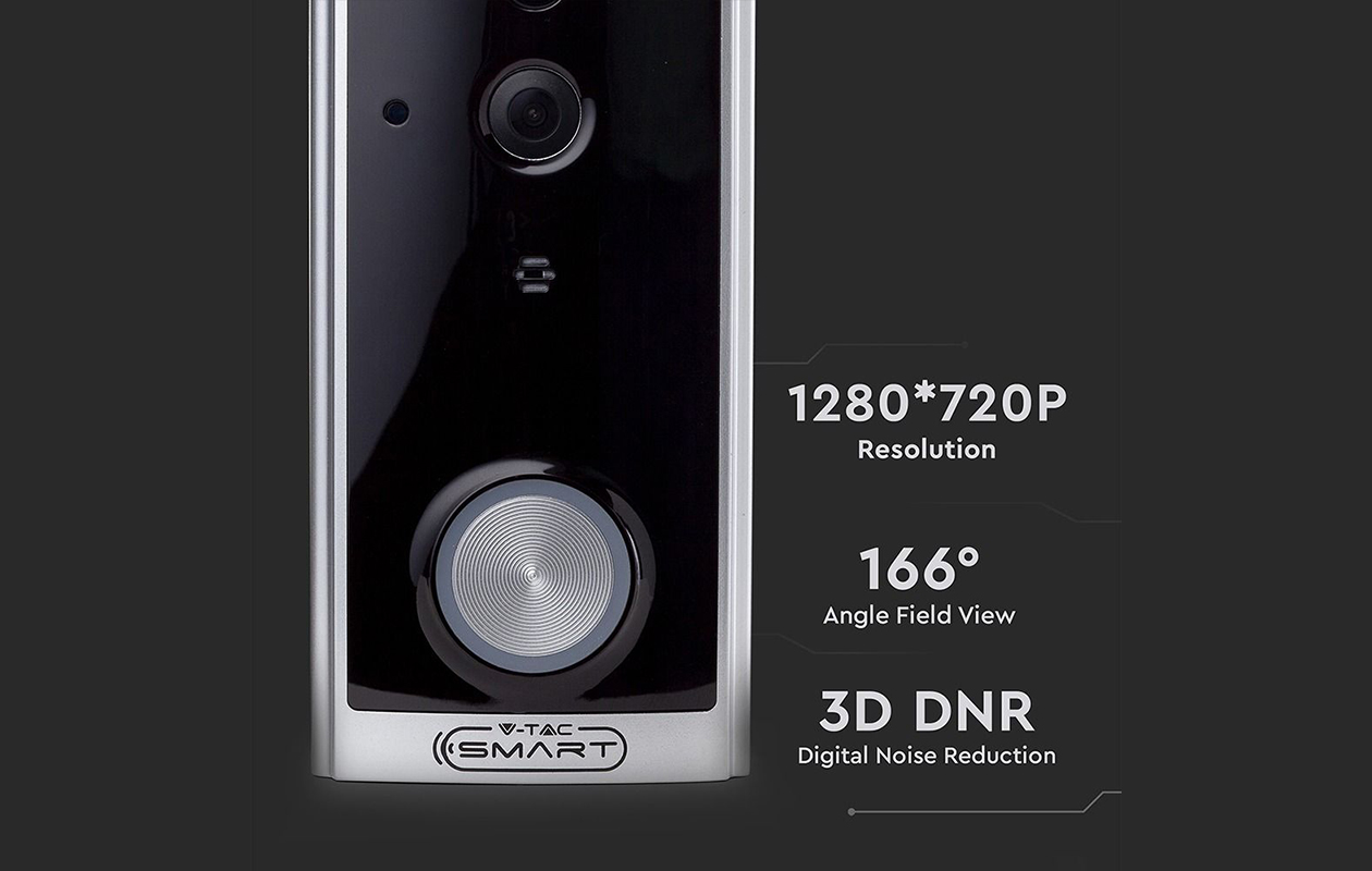 V-TAC Slimme videodeurbel