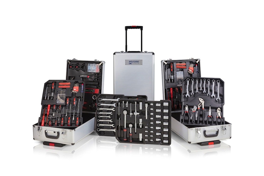 Wolfgang Gereedschapskoffer 300-delig met kabelbinders