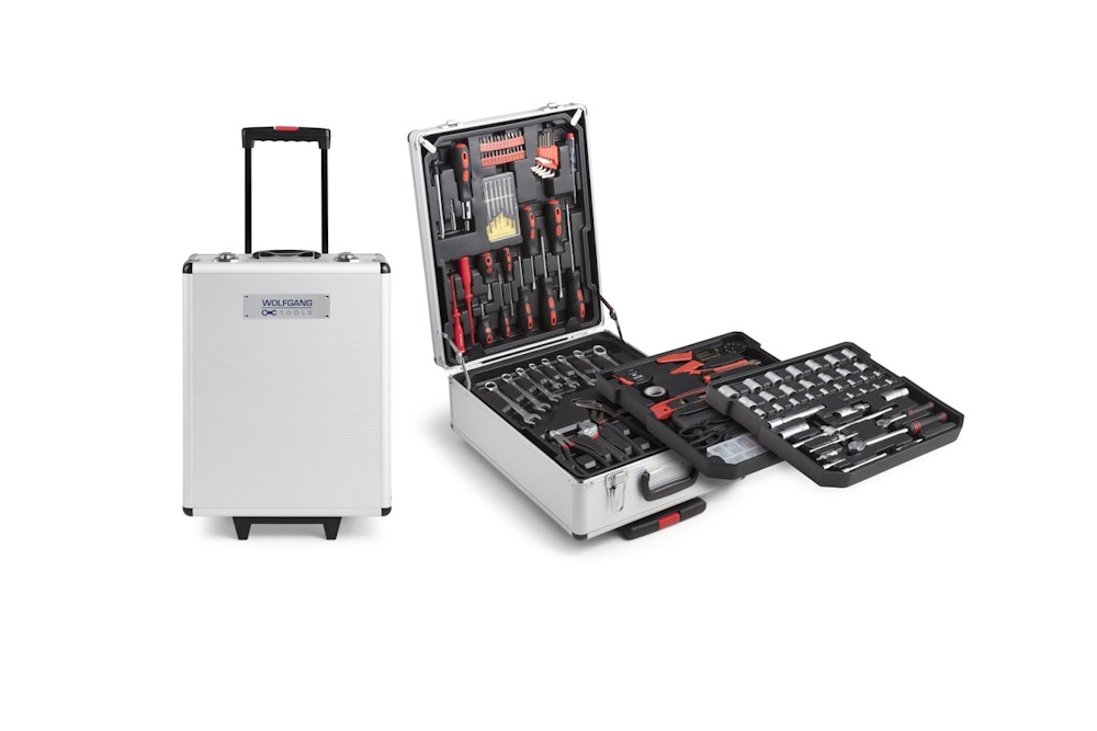 Wolfgang Gereedschapskoffer 300-delig met kabelbinders