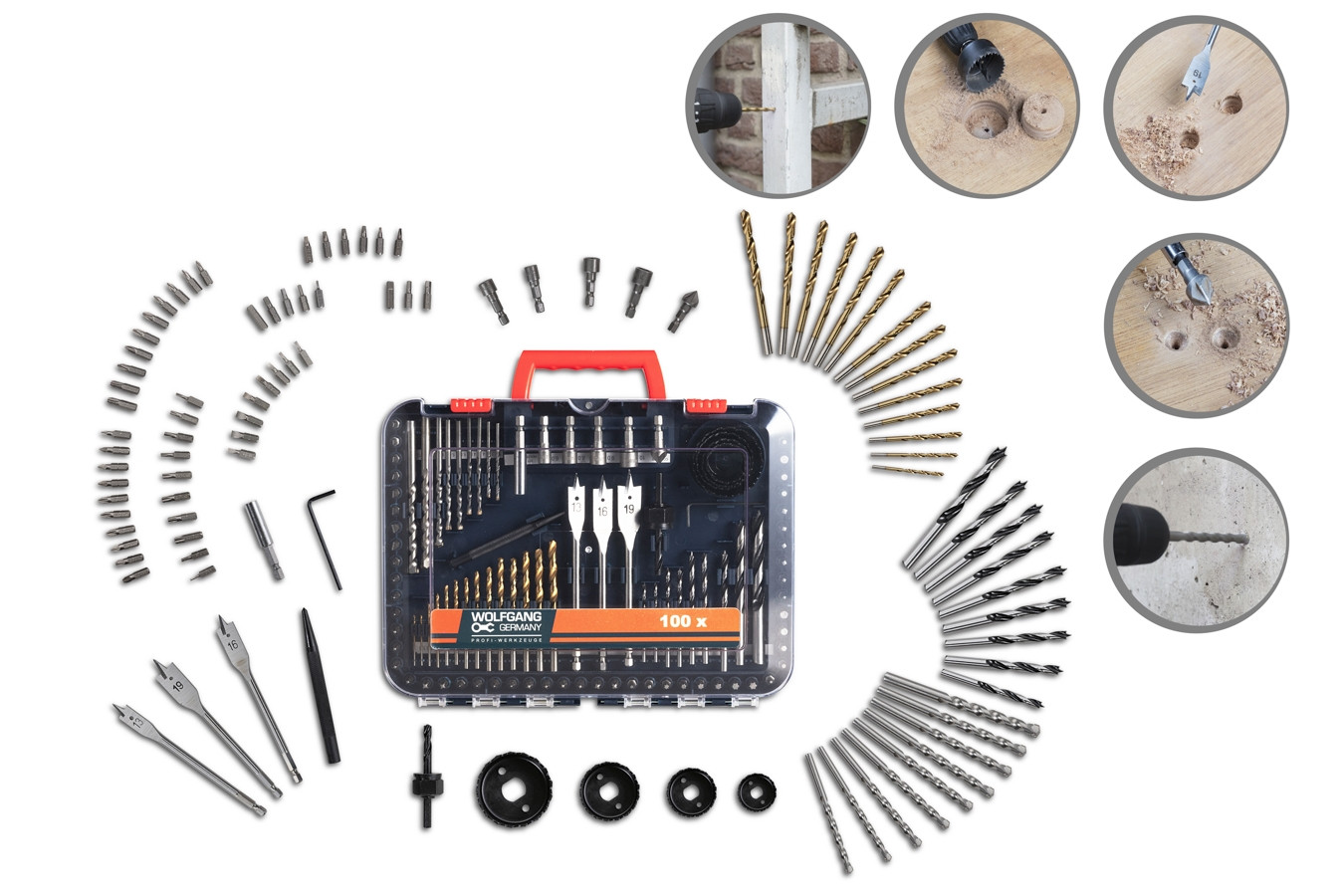 Wolfgang luxe 100-delige borenset