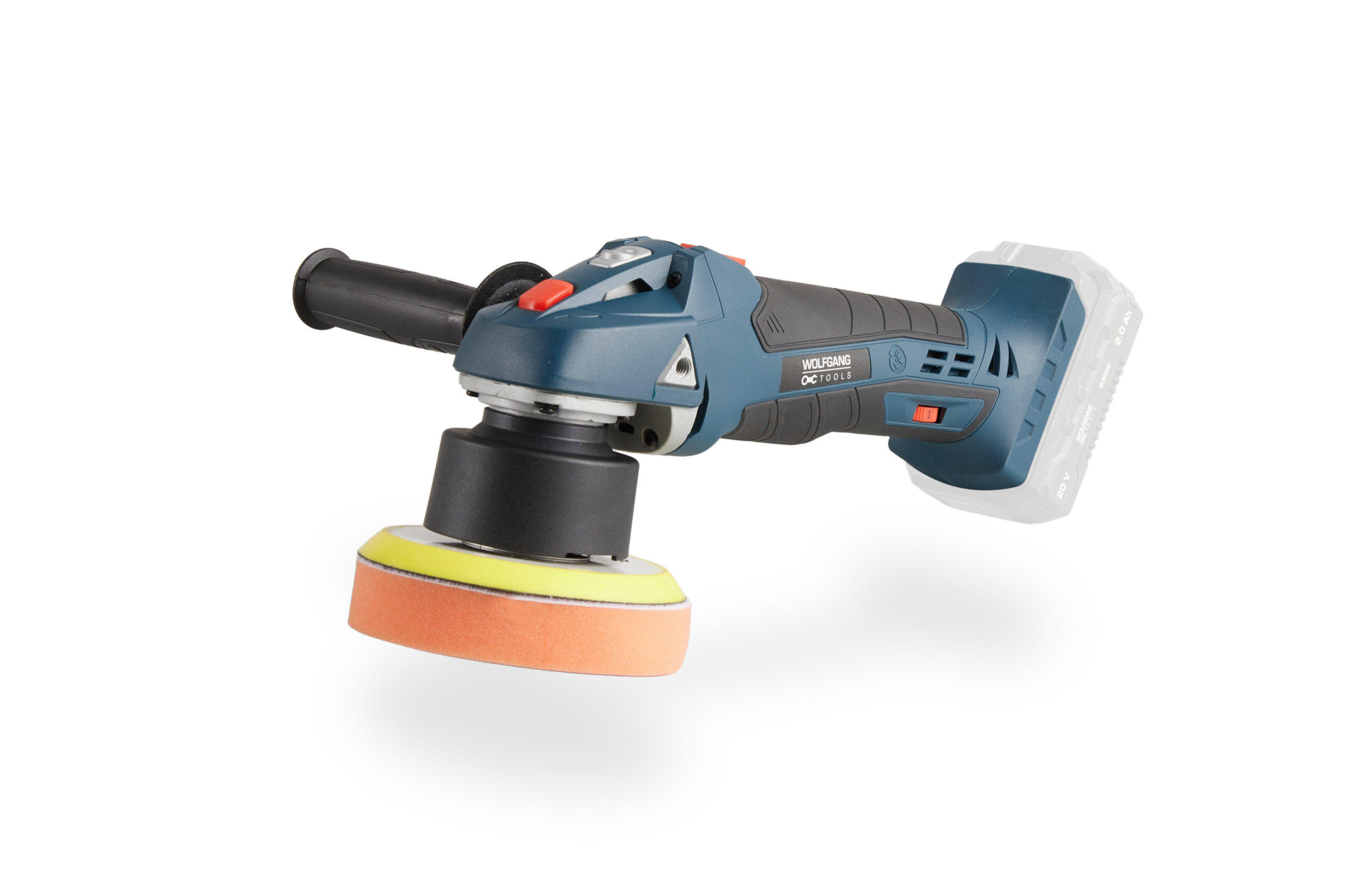 Wolfgang Polijst- en Schuurmachine 20v incl Accu & Oplaadstation