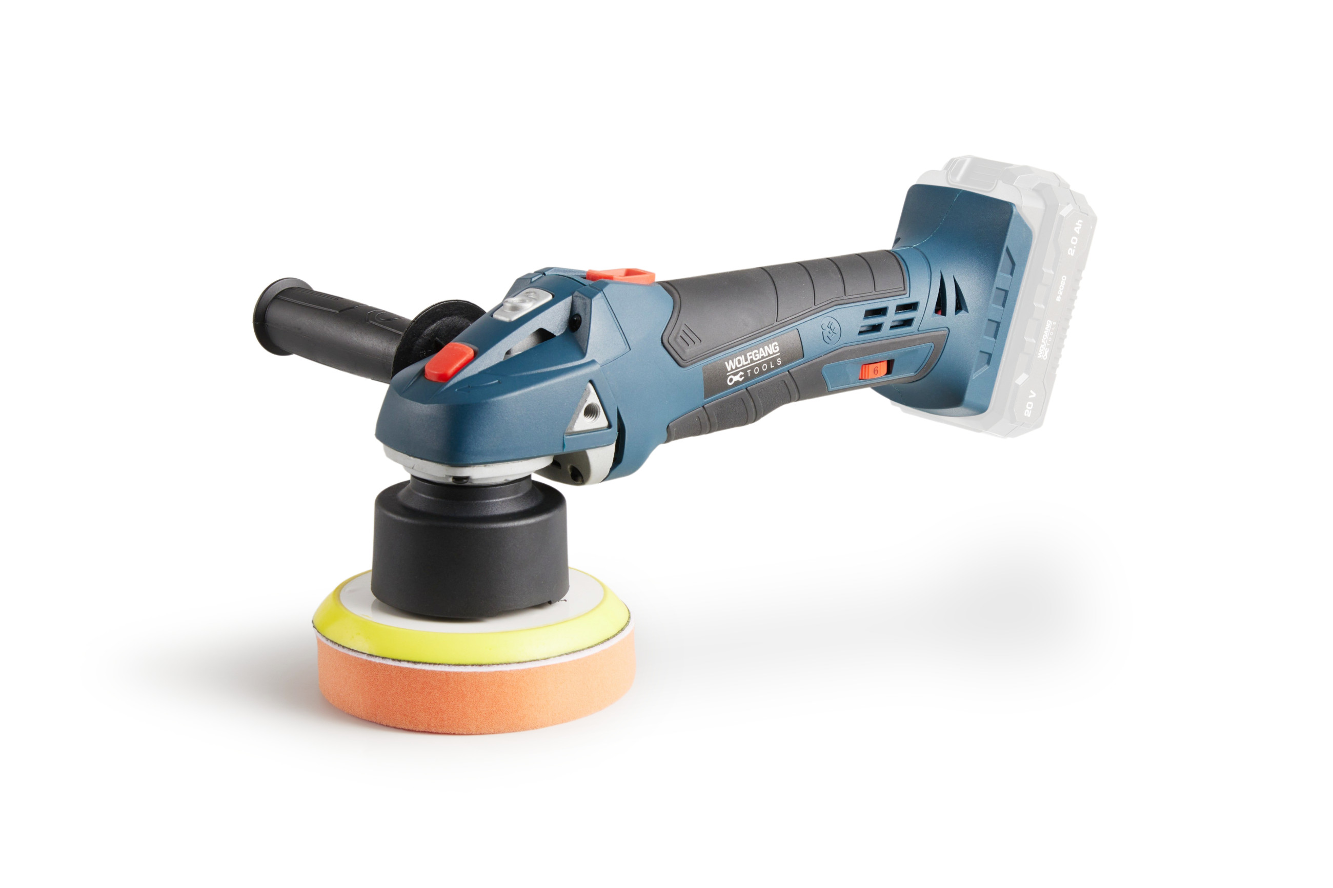 Wolfgang Polijst- en Schuurmachine 20v incl Accu & Oplaadstation