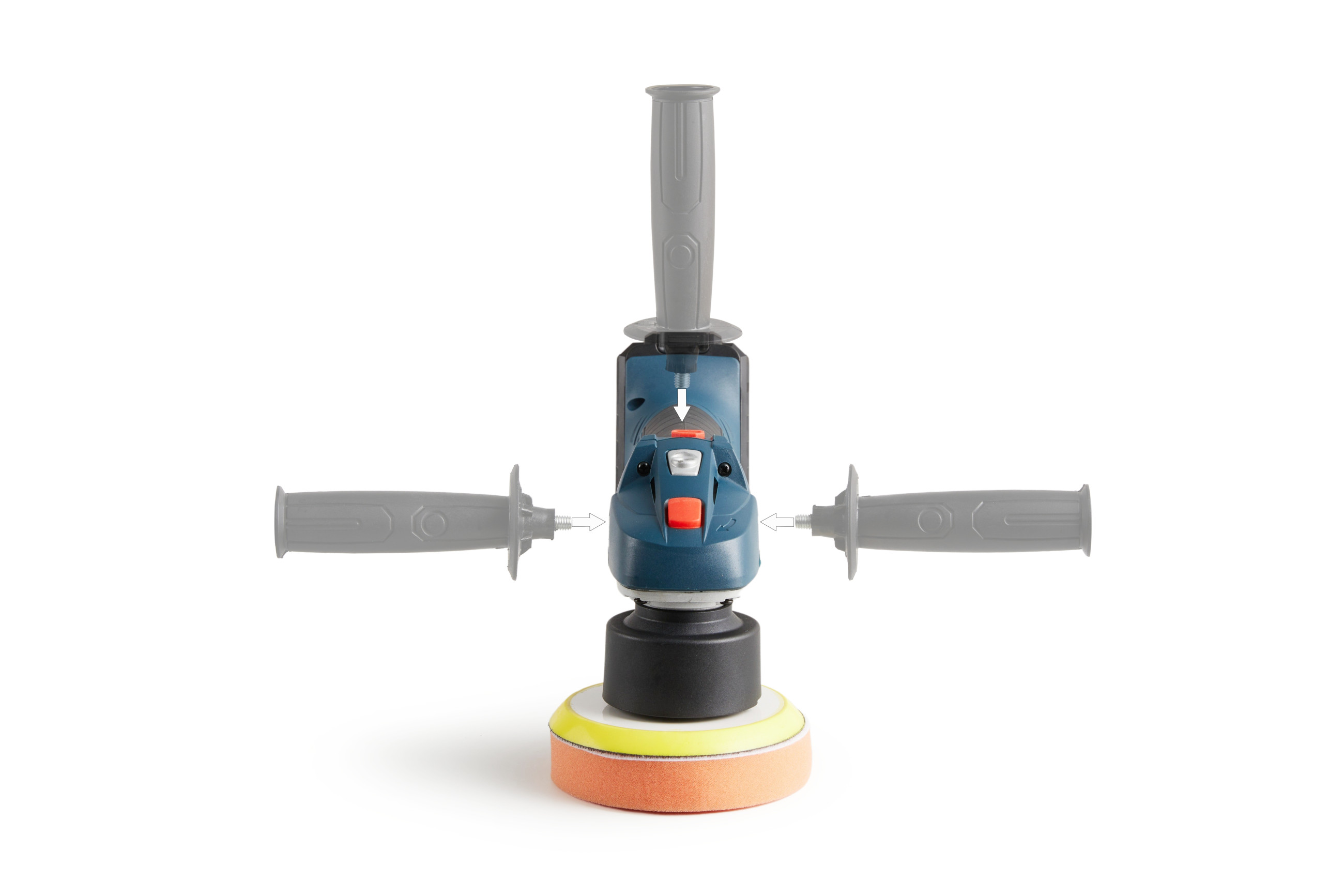 Wolfgang Polijst- en Schuurmachine 20v incl Accu & Oplaadstation