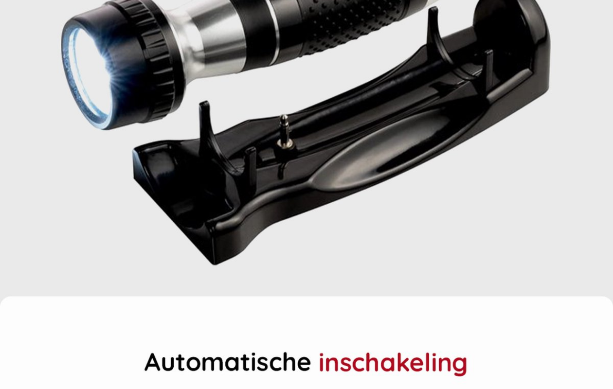 Zaklamp in Wandhouder 13 led