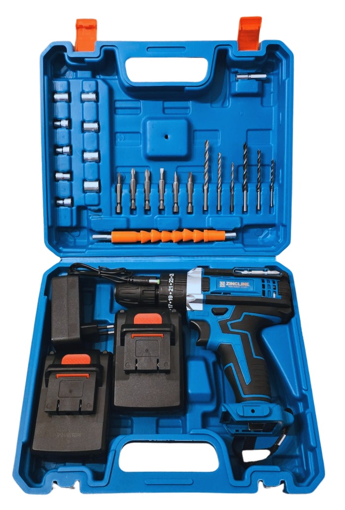 Zincline 24V Li-Ion Schroef/-Boormachine Set (ZN-7063)