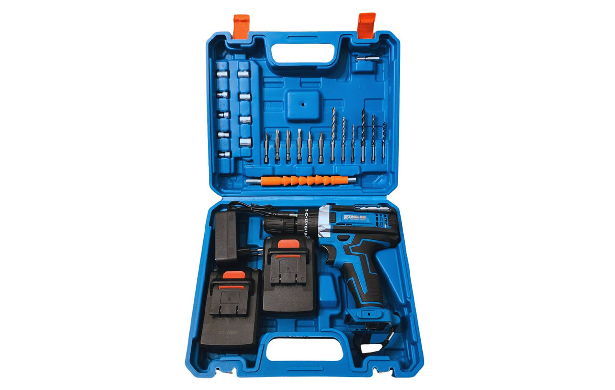 Zincline 24V Li-Ion Schroef/-Boormachine Set (ZN-7063)