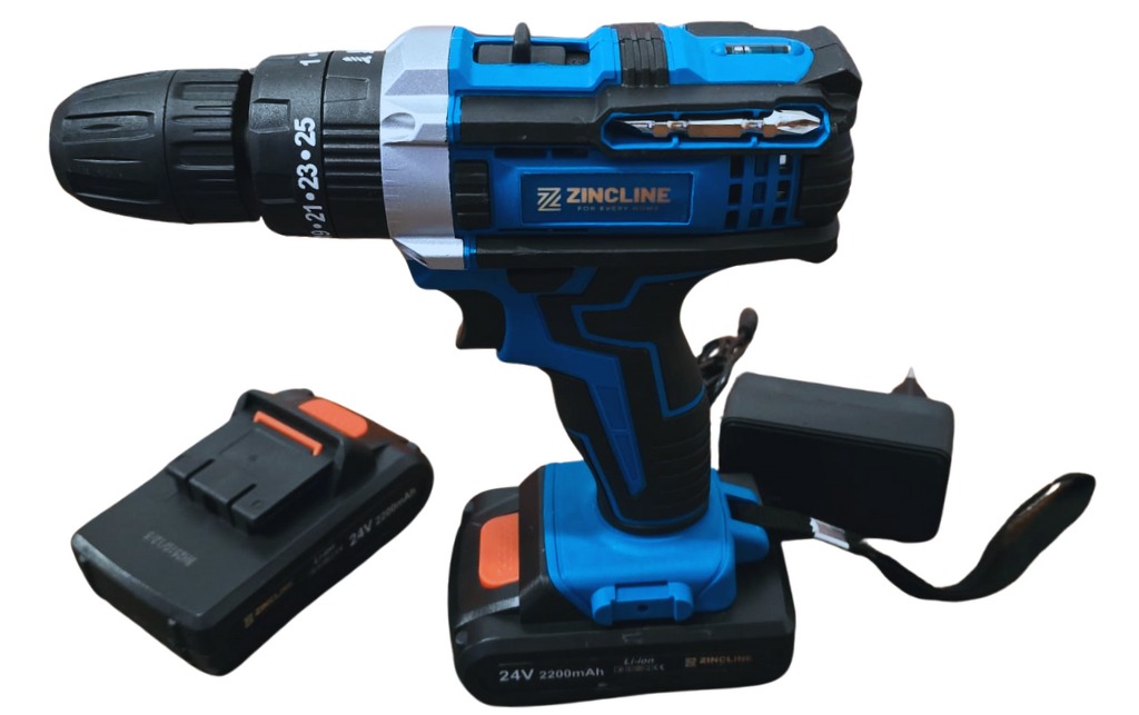 Zincline 24V Li-Ion Schroef/-Boormachine Set (ZN-7063)