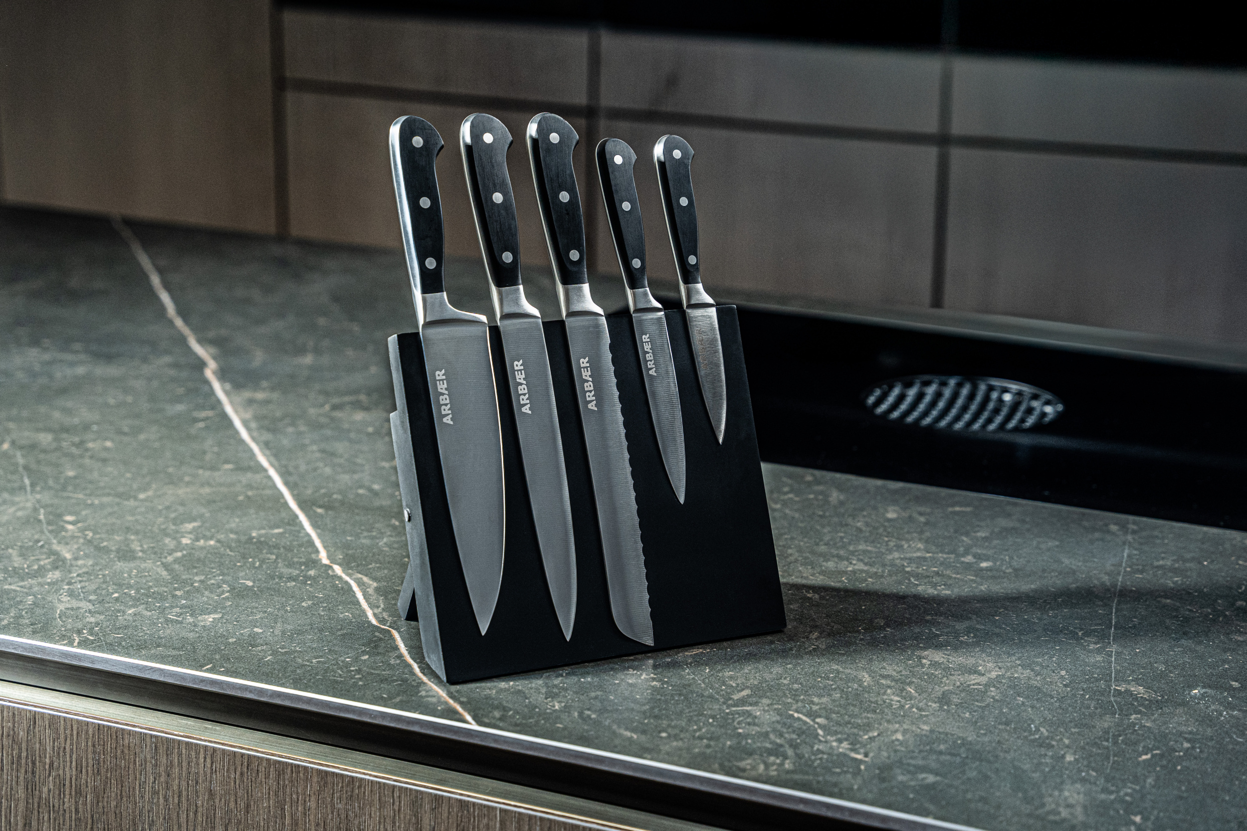 Arbaer Messenset 6-delig met blok