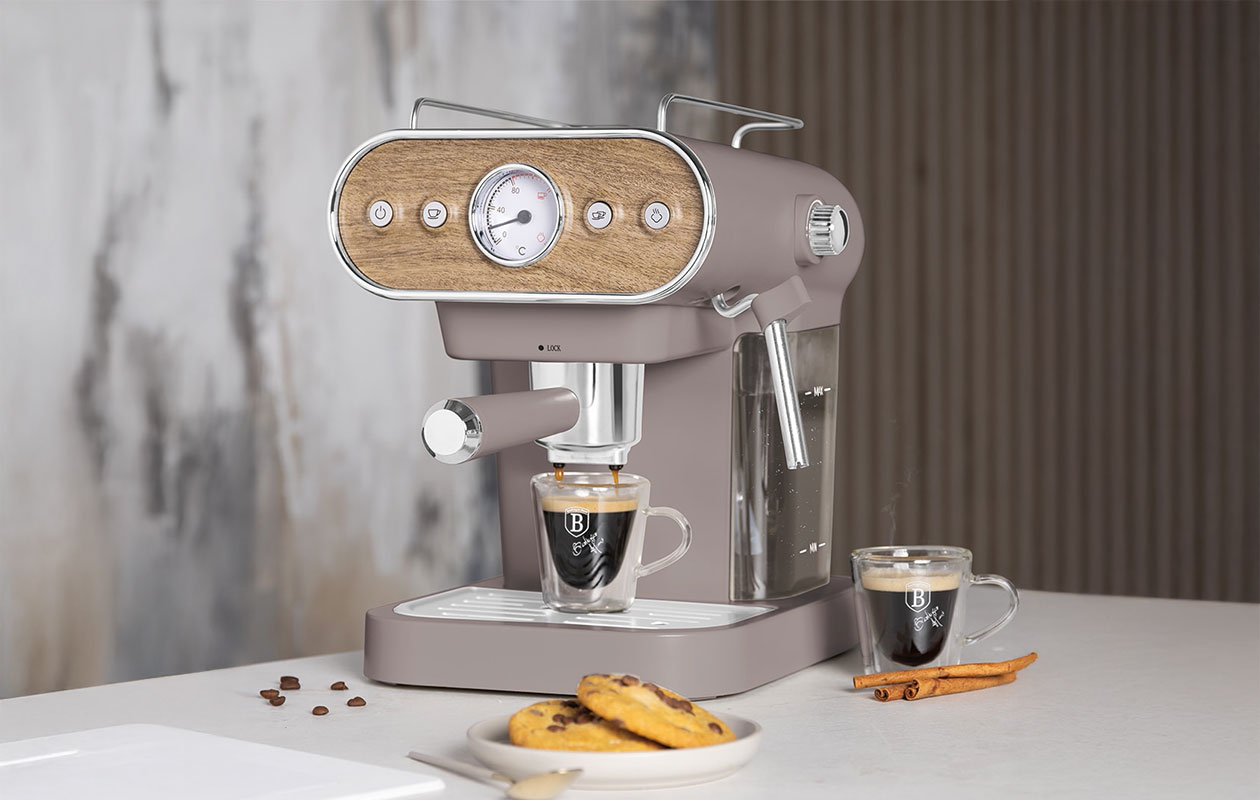 Berlinger Haus 3-in-1 Espressomachine – Mat Taupe (BH/9856)