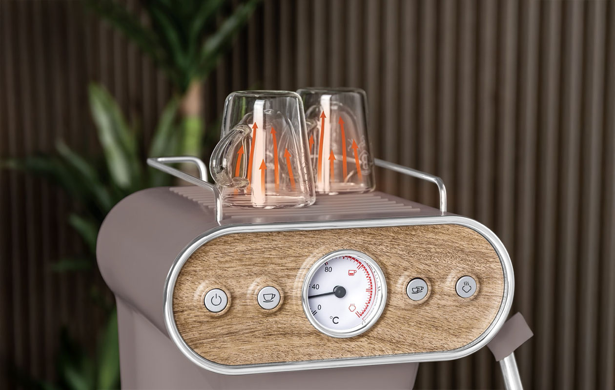 Berlinger Haus 3-in-1 Espressomachine – Mat Taupe (BH/9856)