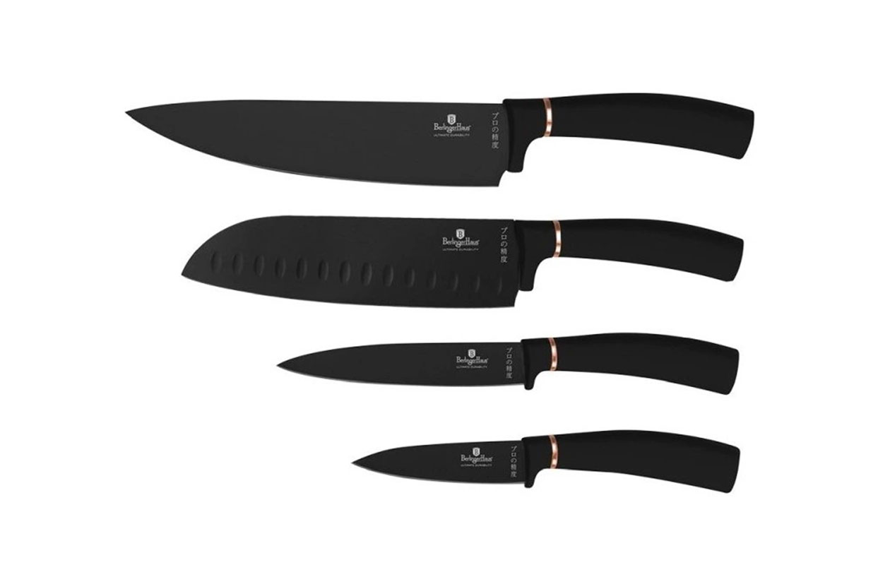 Berlinger Haus 4-delige Messenset – Black Rose