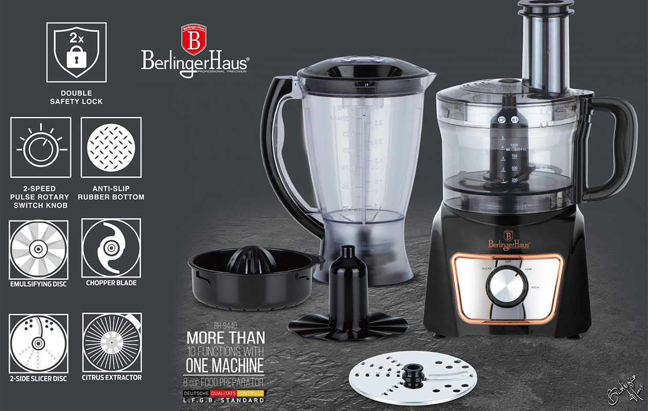 Berlinger Haus 8-in-1 Food Processor