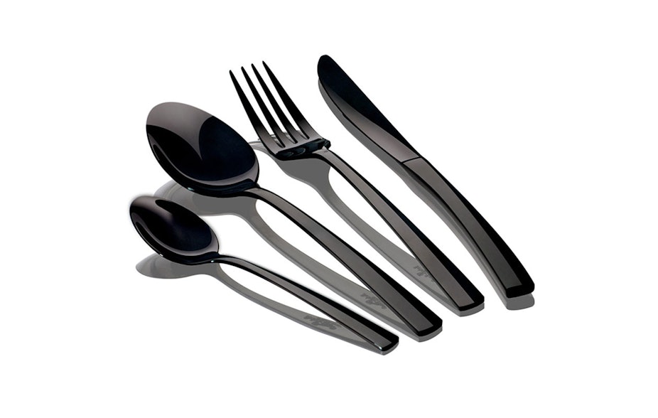 Set de 24 Couverts Berlinger Haus – Noir Miroir