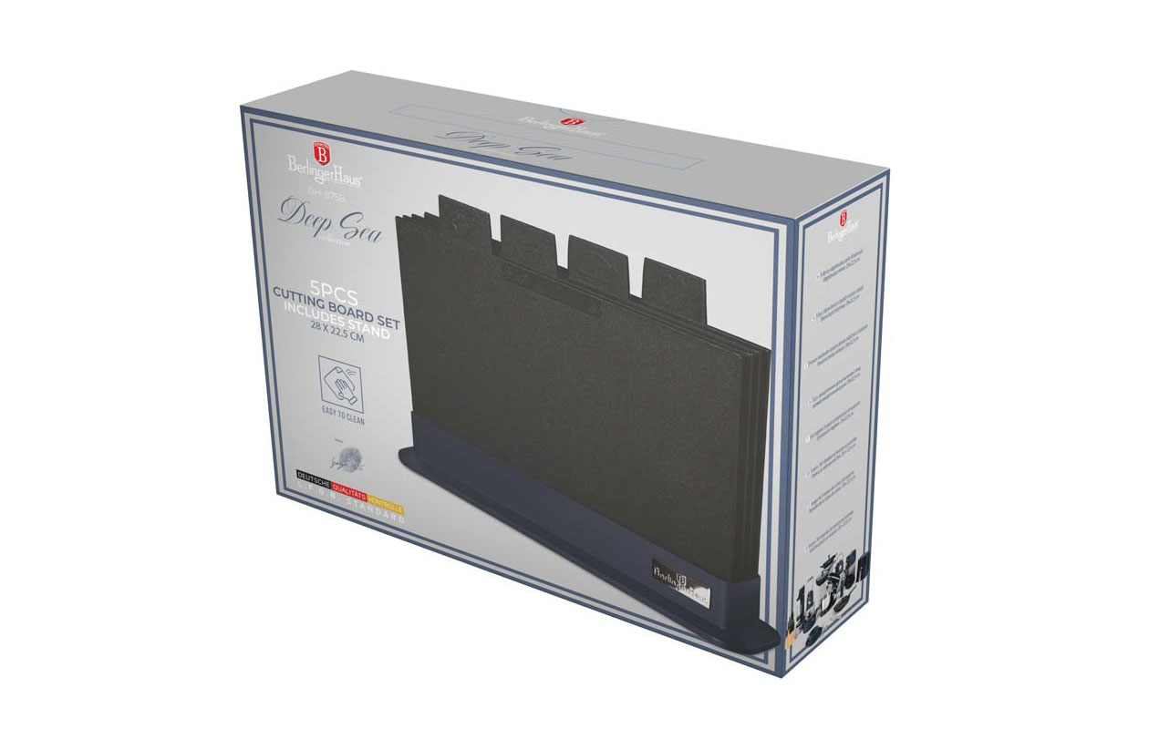 Berlinger Haus Blue Matte Series – 5-delige Snijplankenset