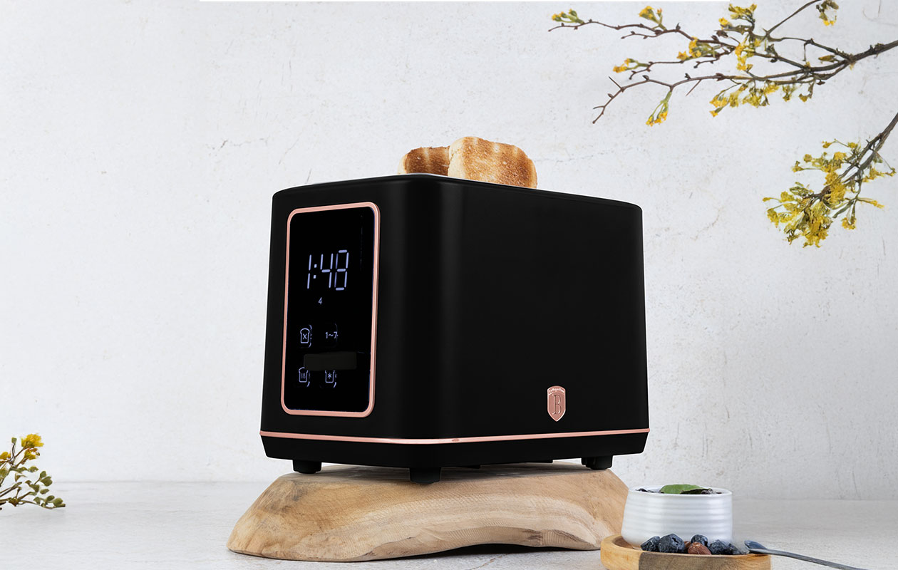Berlinger Haus Digitale Broodrooster – Black Rose Gold (BH/9661)