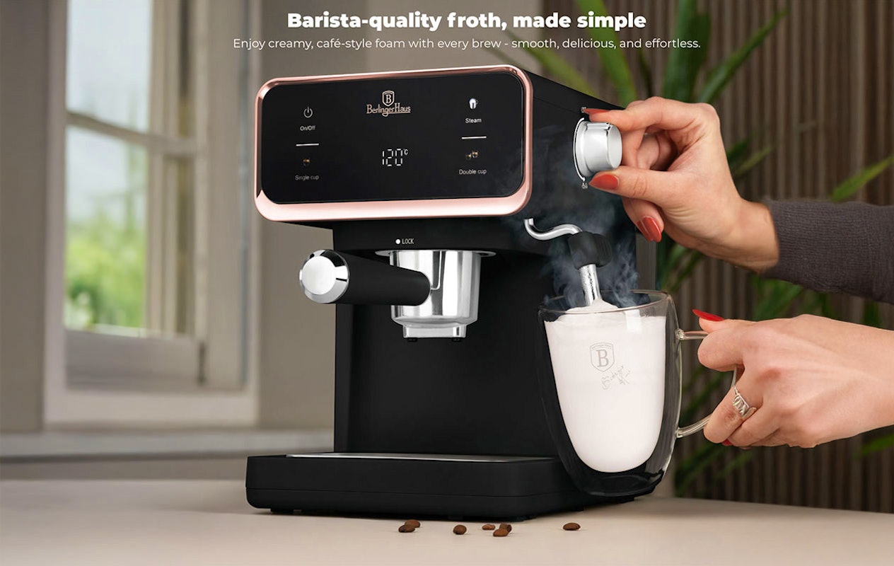 Korting Machine Berlinger Haus Digitale Espressomachine 3-in-1 met korting ...