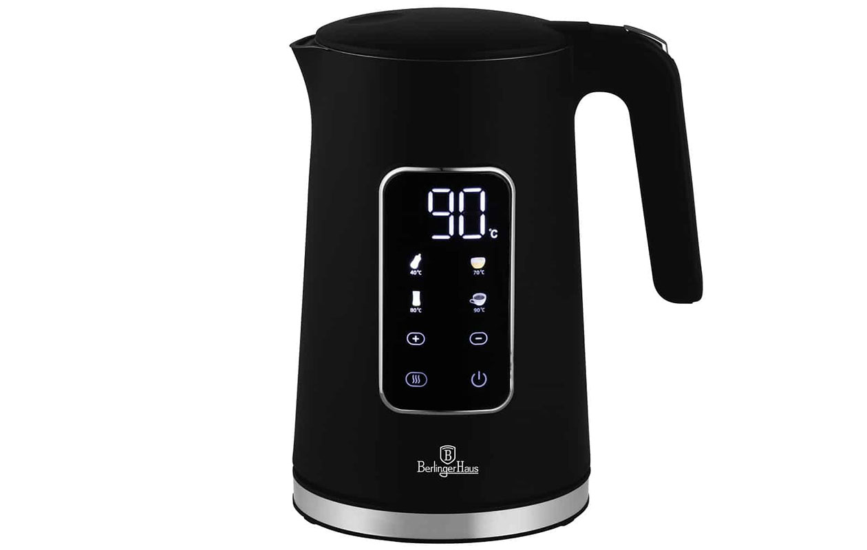 Berlinger Haus Digitale Waterkoker – Zwart/Zilver (BH/9675)