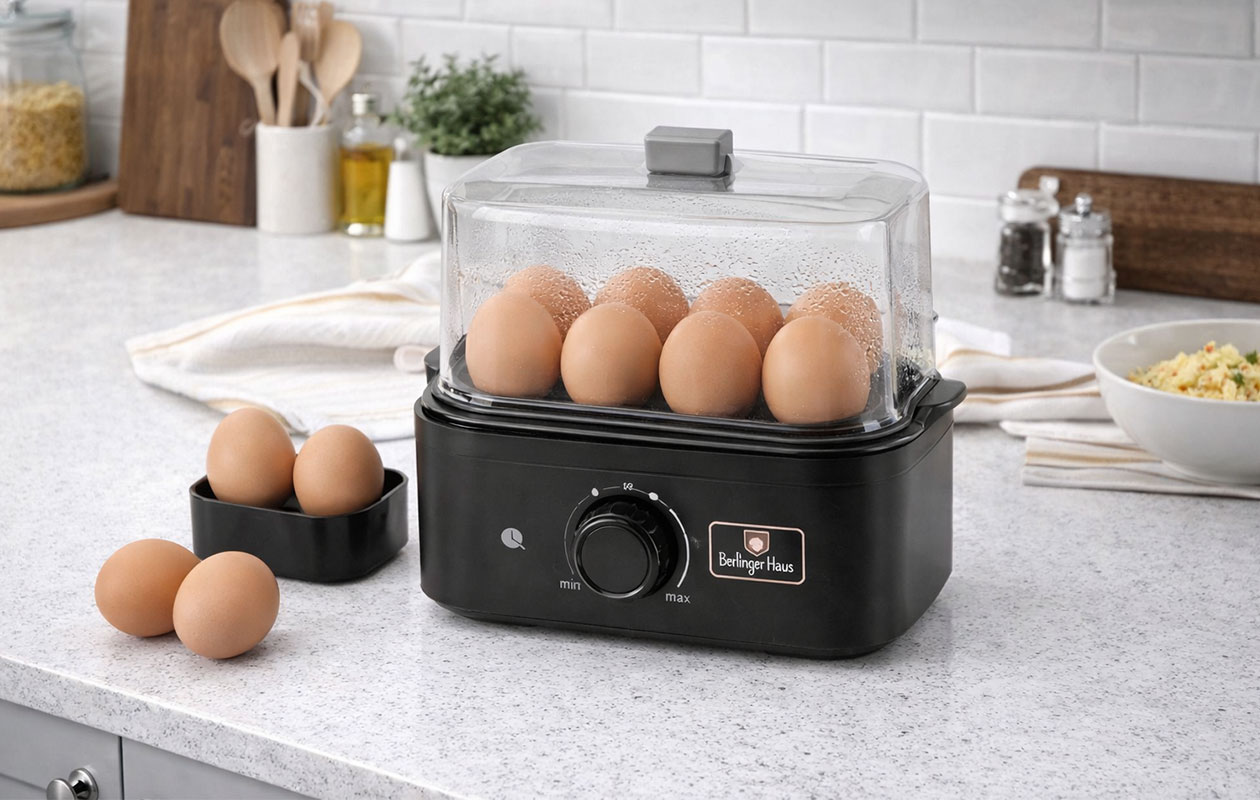 Berlinger Haus Elektrische Eierkoker – Black Rose BH/9474