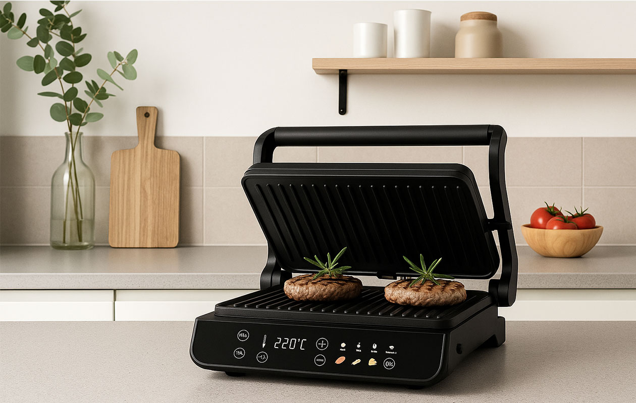 Berlinger Haus elektrische grill met lekbak
