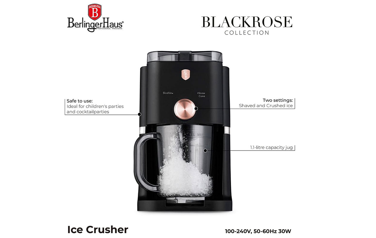 Berlinger Haus Ice crusher | Zwart- rosé goud (BH/9929)