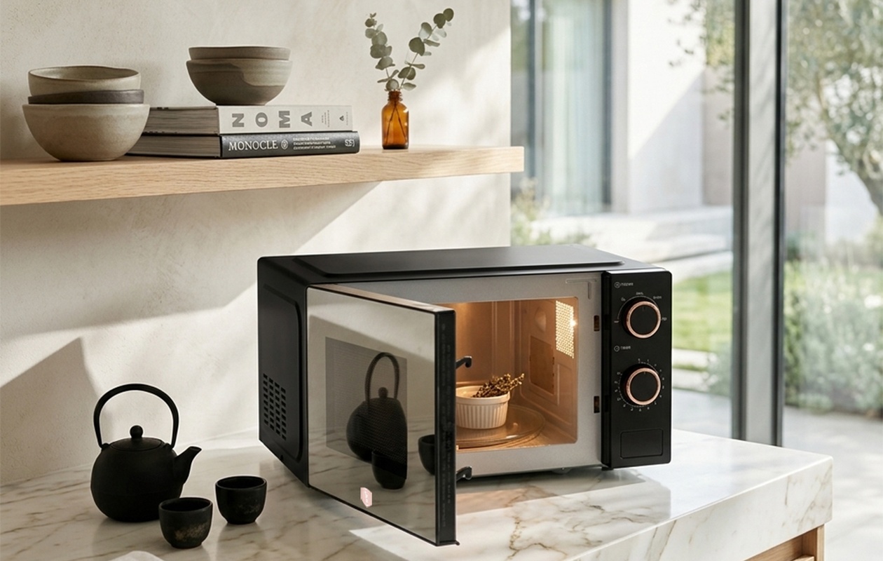 Four à micro-ondes Berlinger Haus 20 L – Noir/Or rose (BH/9900)