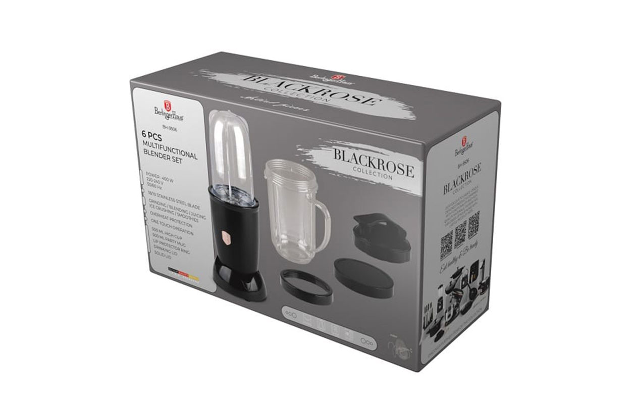Berlinger Haus Multifunctionele blender set Black & Rose Gold