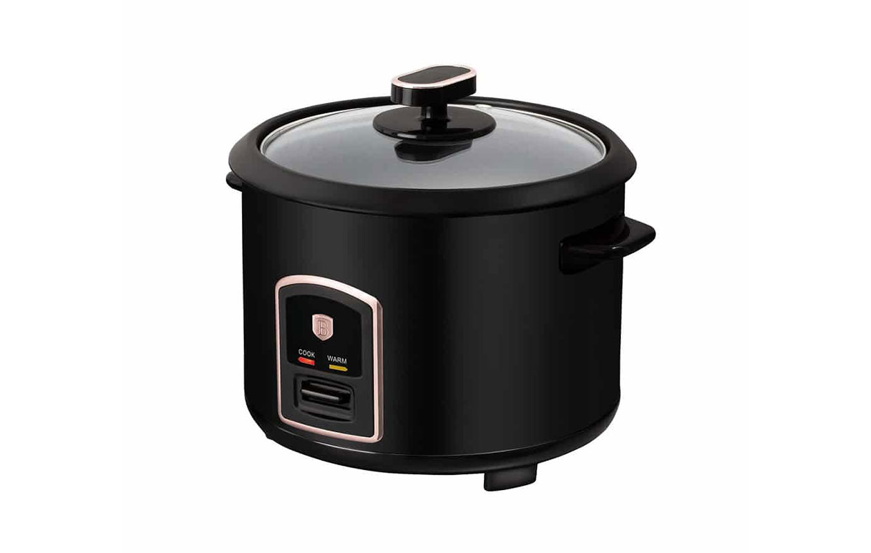 Berlinger Haus rijstkoker - Zwart Rose goud