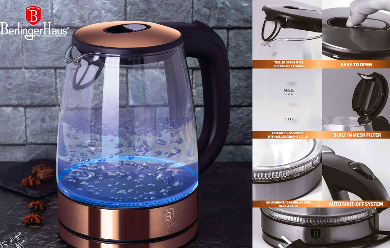 Bouilloire Électrique Berlinger Haus Rose Gold