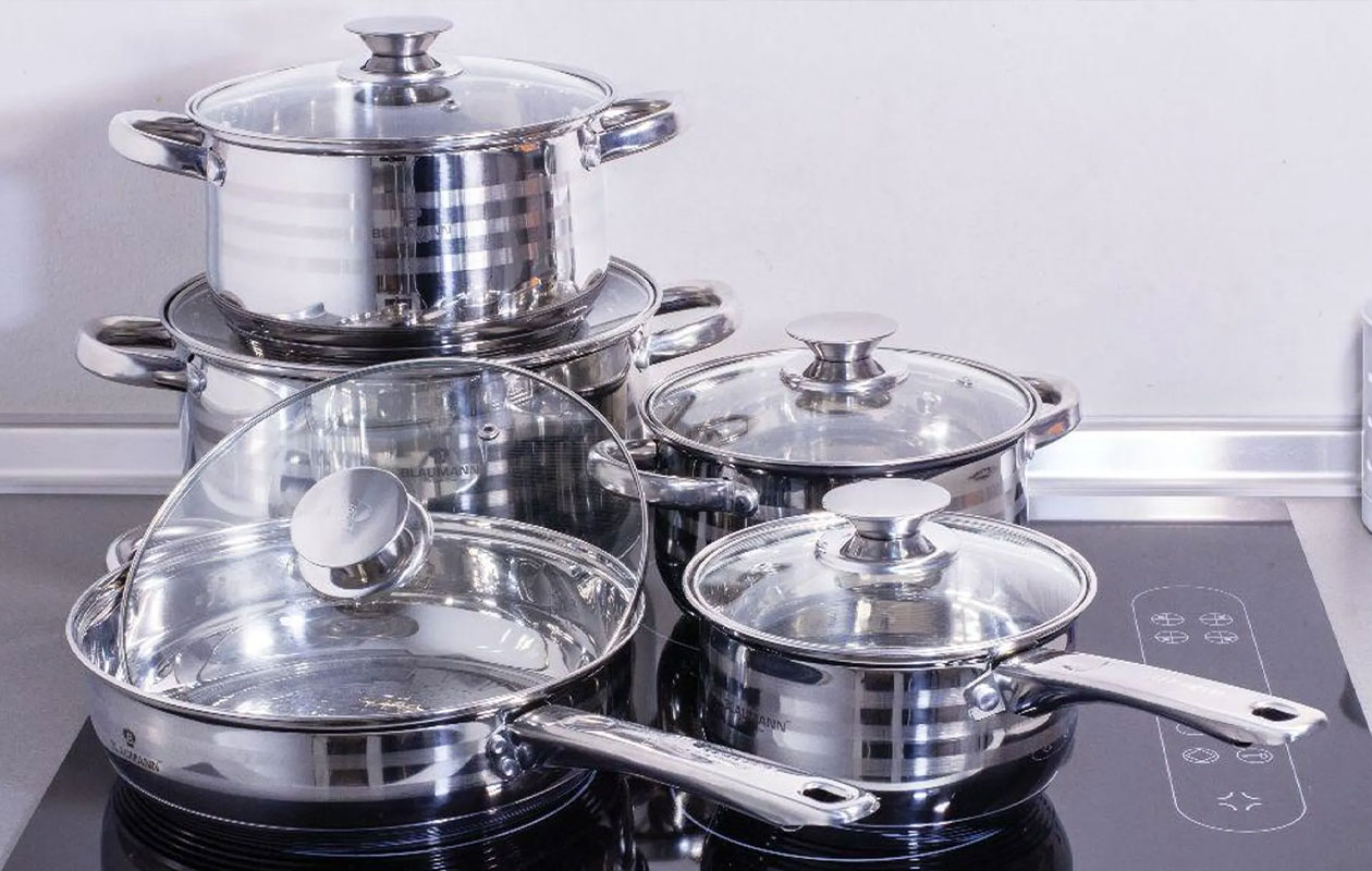 Blaumann 10-delige pannenset - gourmet line