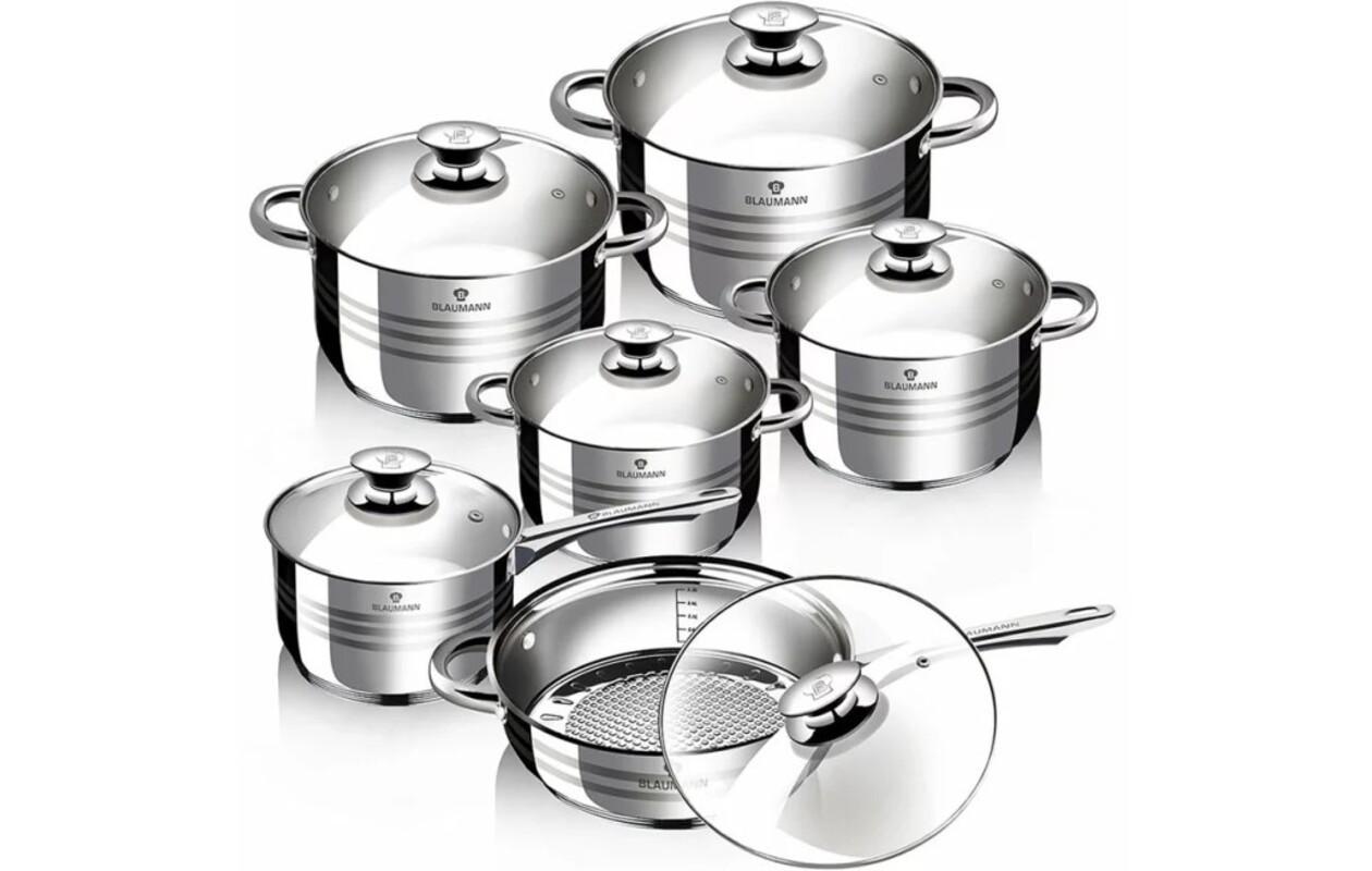 Blaumann 12-delige Pannenset Gourmet Line