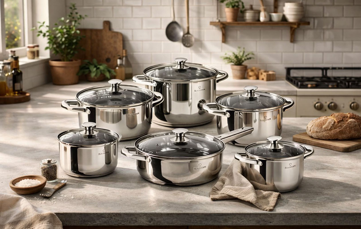 Blaumann 12-delige Pannenset Gourmet Line