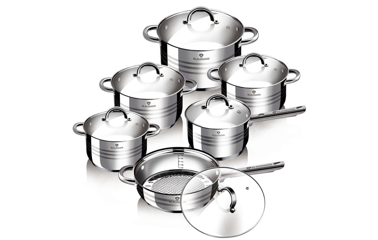 Blaumann Batterie de cuisine 12 pièces Gourmet Line