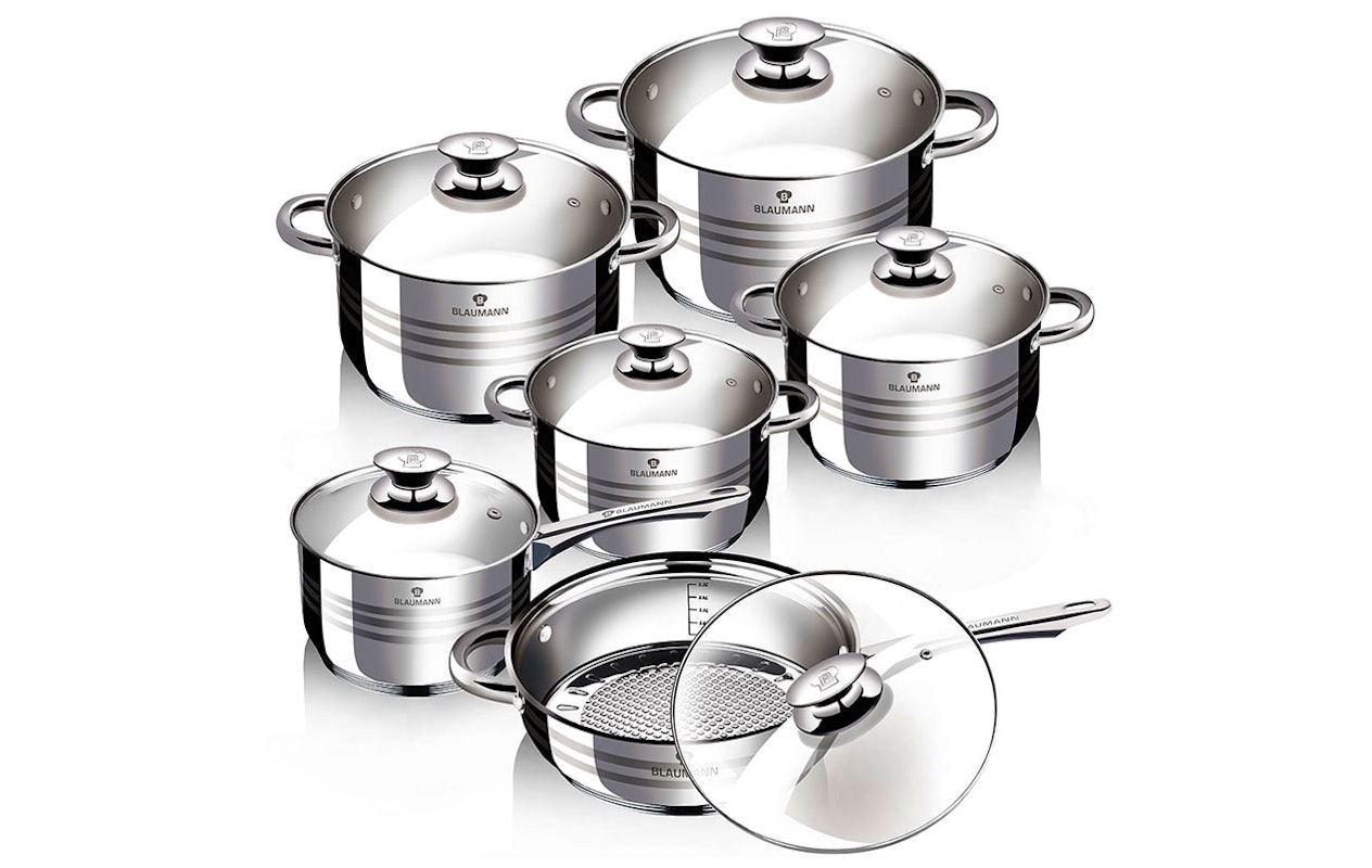 Blaumann Pannenset 12-delig - Gourmet Line