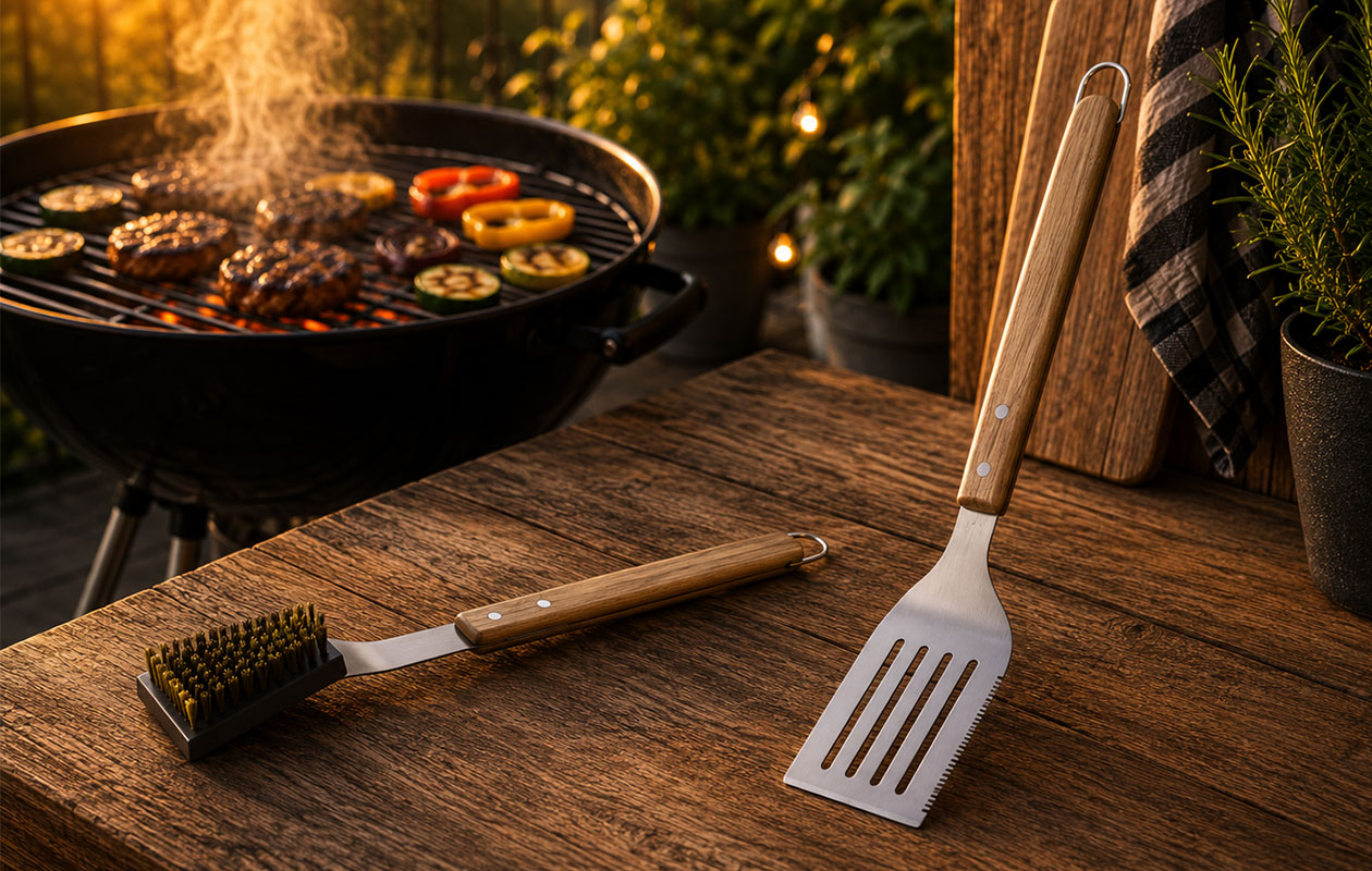 Buccan BBQ - Jamie Oliver BBQ Borstel & Spatel