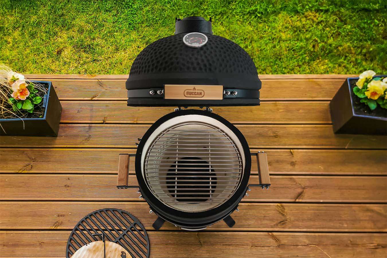 Buccan BBQ - Kamado barbecue - Sunbury Smokey Egg - 15" - Zwart