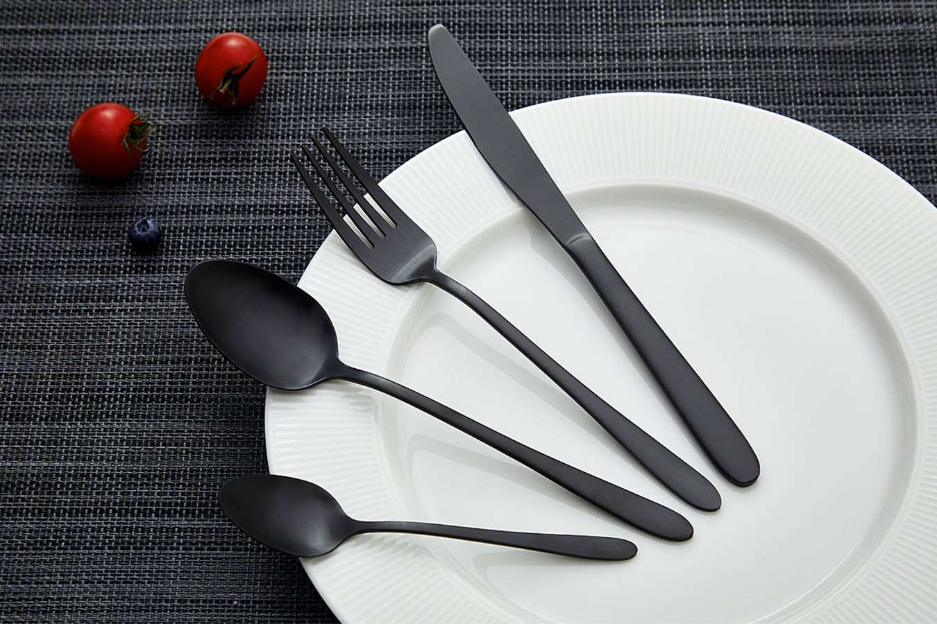 Buccan - Bestekset - London - 39 delig - Zwart