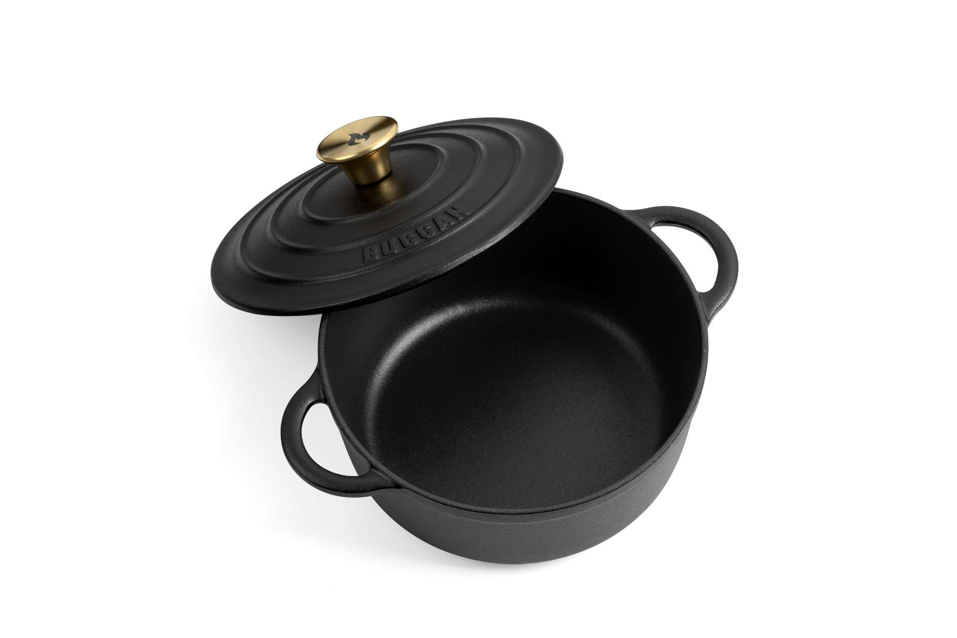 Buccan Hamersley Braadpan – Gietijzer - Zwart/Goud