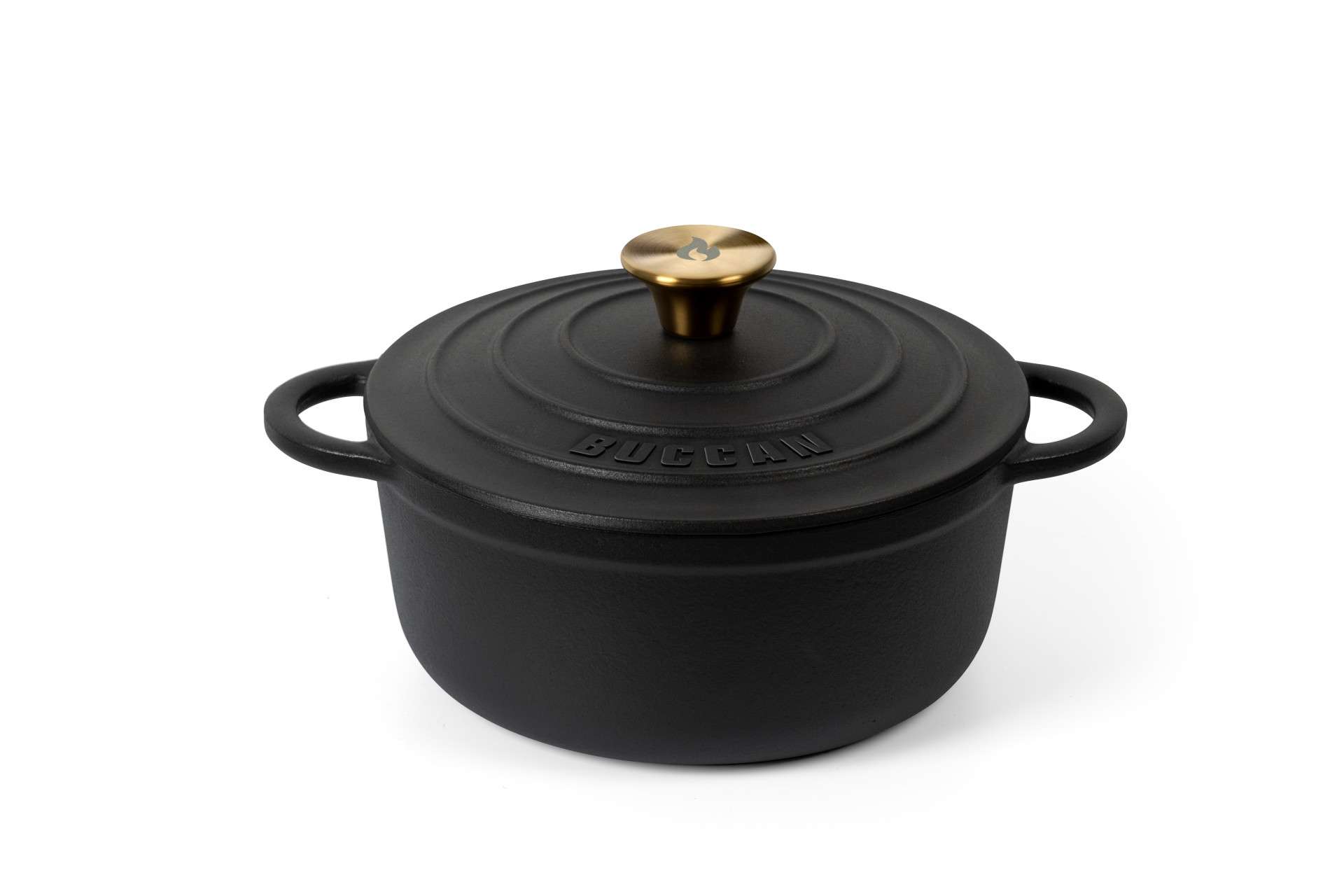 Buccan Hamersley Braadpan – Gietijzer - Zwart/Goud