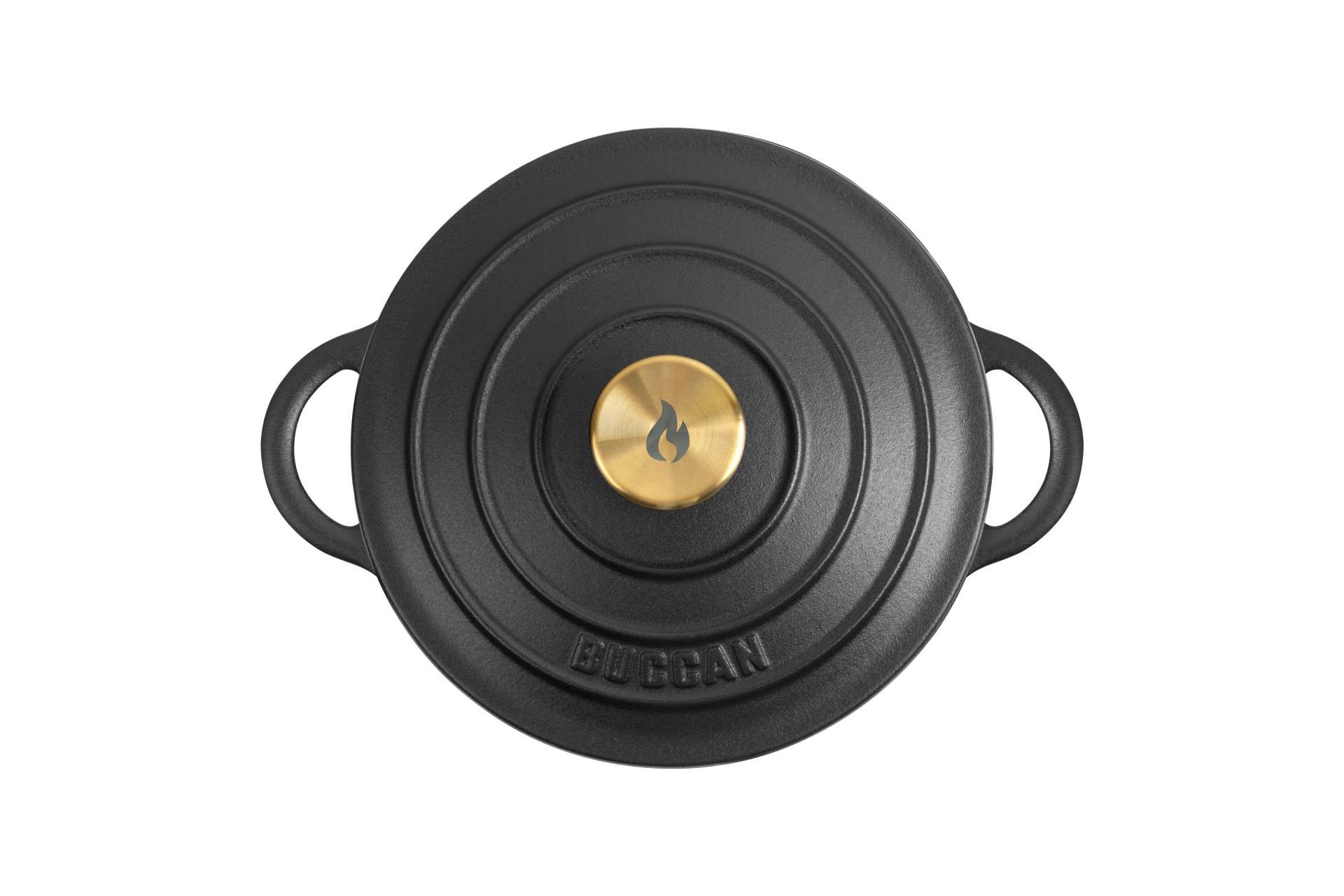 Buccan Hamersley Braadpan – Gietijzer - Zwart/Goud