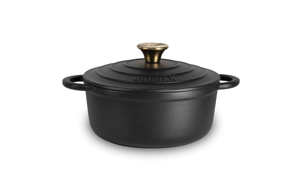 Buccan Hamersley Braadpan – Gietijzer - Zwart/Goud