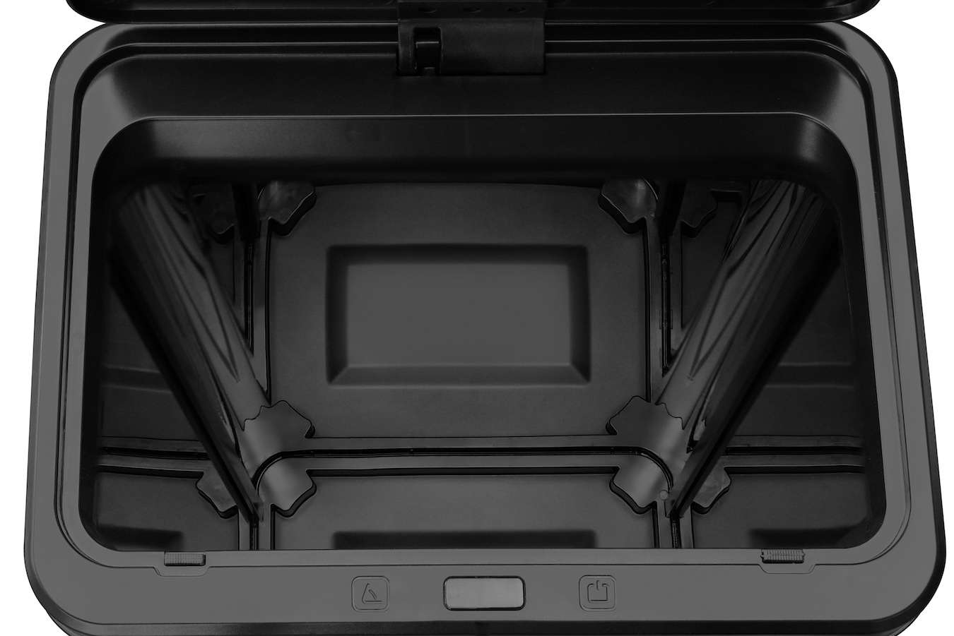 Buccan prullenbak 60L met bewegingssensor – Zwart