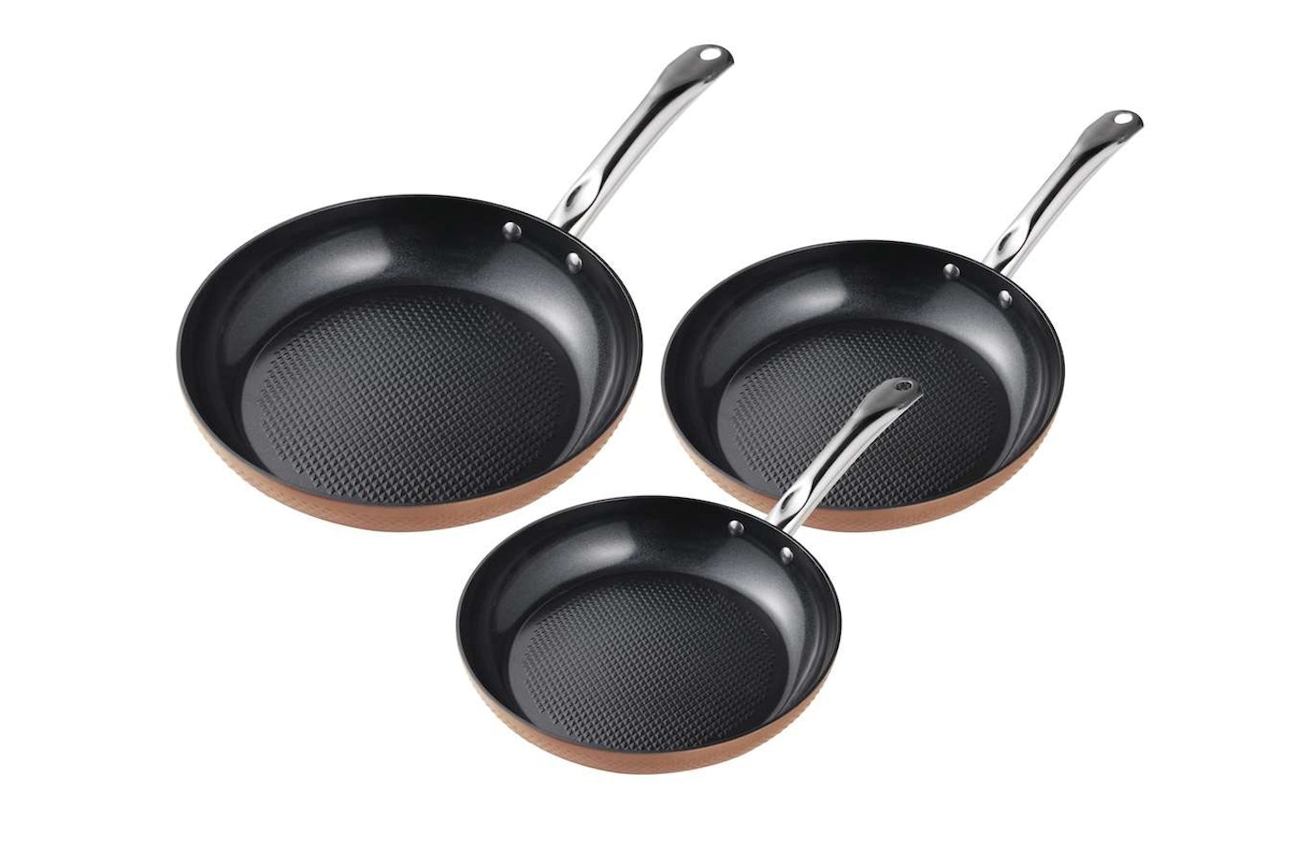 Buccan - Keramische Koekenpannenset - 20 - 24 en 28 cm