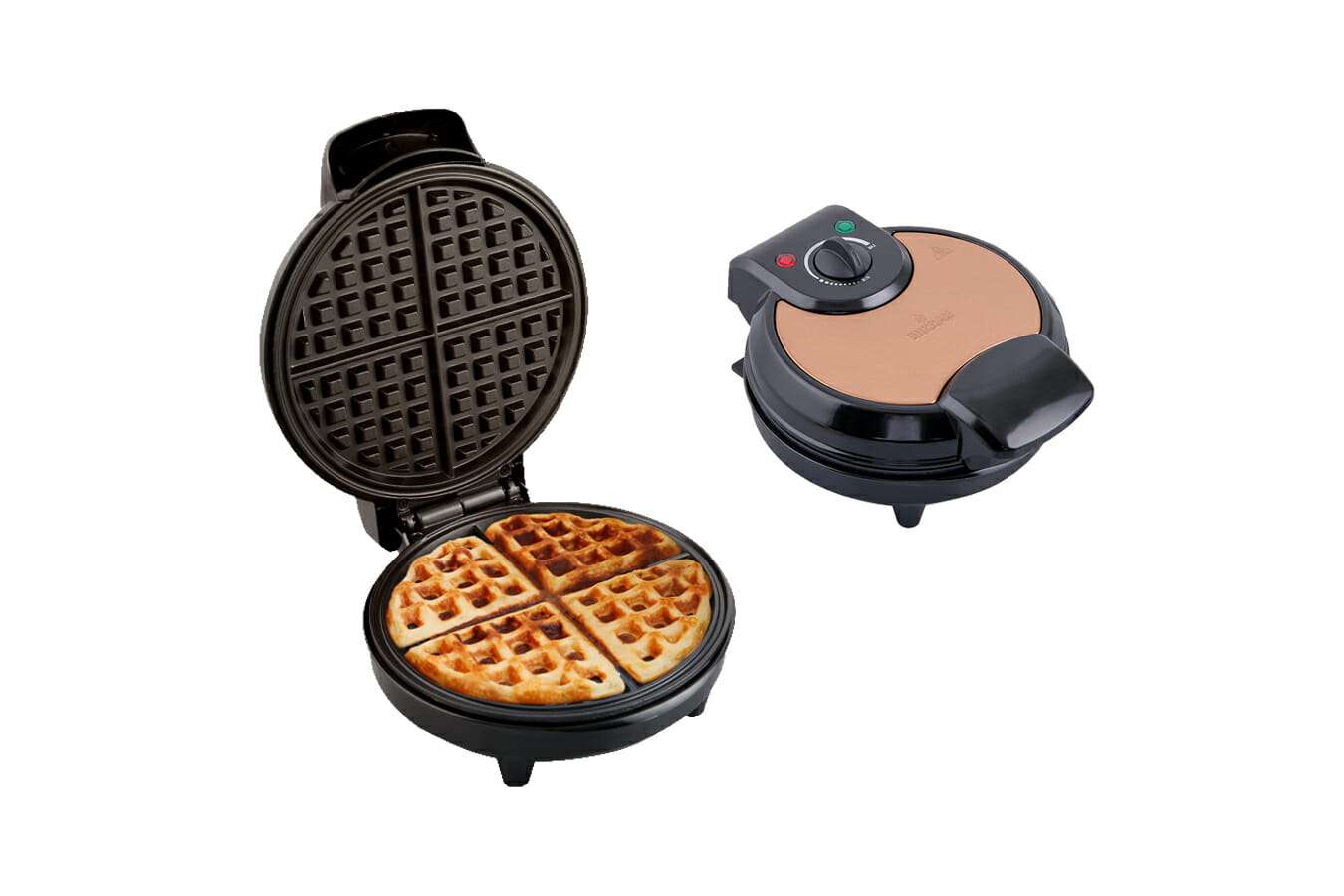 Buccan wafelijzer roségoud